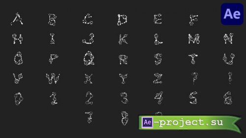 Videohive - Hand Drawn Animated Alphabet for After Effects - 58309611 - Project for After Effects
