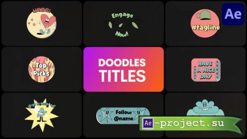 Videohive - Doodles Titles | After Effects - 58342170 - Project for After Effects