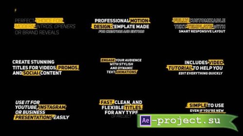 Videohive - Modern Text Animation | AE - 58276157 - Project for After Effects