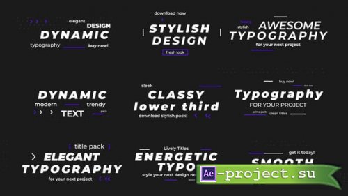 Videohive - Text Title Pack - 58274572 - Project for After Effects