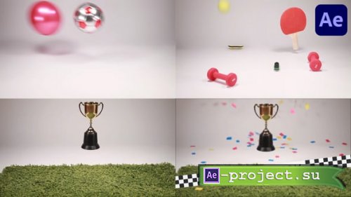 Videohive - 3D Sport Attributes Scene for After Effects - 58307192 - Project for After Effects