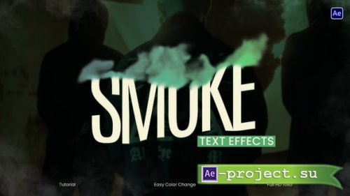 Videohive - Smoke Text Animation - 58310504 - Project for After Effects
