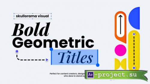 Videohive - Bold Geometric Titles - 58324154 - Project for After Effects