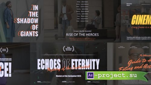 Videohive - Filmic Cinematic Title Slides - 58309884 - Project for After Effects