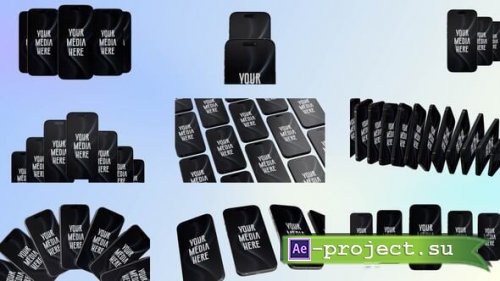 Videohive - Stylish Multi-Frame Mockup for App Designers - 58343945 - Project for After Effects