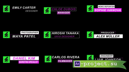 Videohive - Dynamic Lower Thirds - 58355864 - Project for After Effects