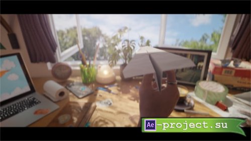 Videohive - Paper Plane Logo Reveal - 58260038 - Project for After Effects