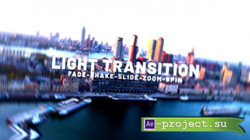 Videohive - Glow Light Transition - 58362390 - Project for After Effects