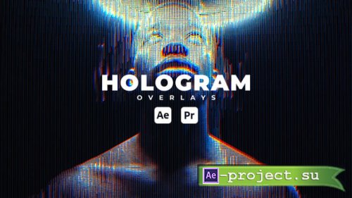 Videohive - Hologram Overlays - 58403352 - Project for After Effects