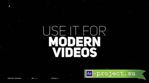 Videohive - Glitch Text Animation | After Effects - 58403864 - Project for After Effects