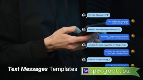 Videohive - Text Messages Kit - 58464118 - Project for After Effects