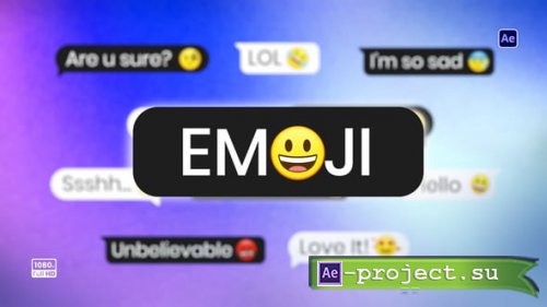 Videohive - Emoticon Animated Pack - 58397414 - Project for After Effects