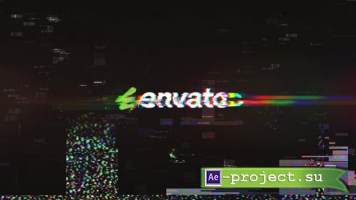 Videohive - Distorted Glitch Reveal - 58405694 - Project for After Effects