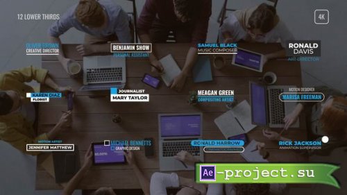 Videohive - Lower Thirds - 58406404 - Project for After Effects