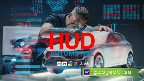 Videohive - Premium Overlays HUD Automotive - 58483469 - Project for After Effects