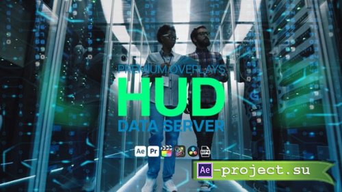 Videohive - Premium Overlays HUD Data Server - 58483474 - Project for After Effects