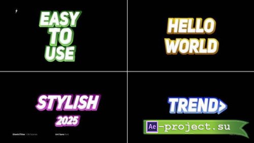 Videohive - 3D Text Animation  AE - 58423353 - Project for After Effects