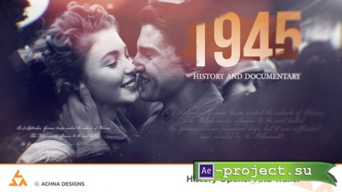 Videohive - History Opener And Trailer - 57951579 - Project for After Effects