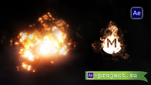 Videohive - Dynamic Fireball Logo - 58472519 - Project for After Effects