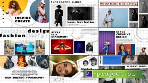 Videohive - Typography Slides 1.0 | AE - 58425618 - Project for After Effects