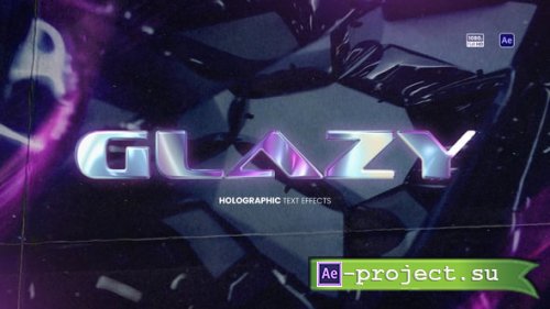 Videohive - Colorful Holographic Text - 58478949 - Project for After Effects