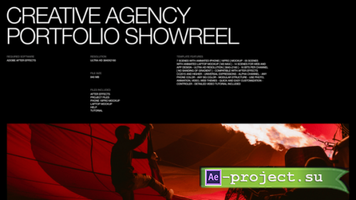 Videohive - Creative Agency Portfolio Showreel - 58442364 - Project for After Effects
