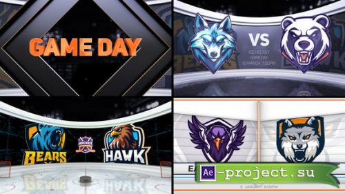 Videohive - Ice Hockey VS 2 - 57602455 - Project for After Effects