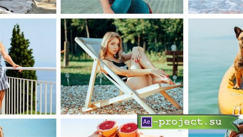 Videohive - Mosaic - Mosaic Slideshow Mogrt - 58482419 - Premiere Pro Templates