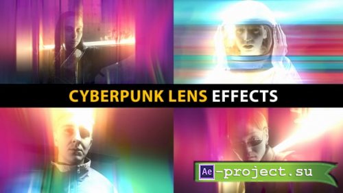 Videohive - Cyberpunk Lens Effects | After Effects - 58542271 - Project for After Effects
