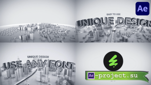 Videohive - Zoom Out City Logo for After Effects - 58337168 - Project for After Effects