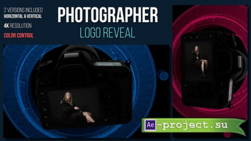 Videohive - Photographer Logo Reveal - 58516673 - Project for After Effects