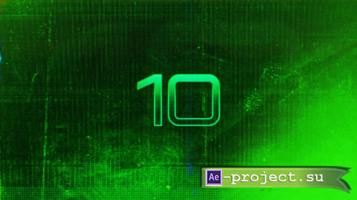 Videohive - Glitched Countdown Logo - 58516207 - Project for After Effects