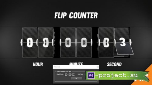 Videohive - Flip Clock Pack Element 3D - 19244491 - Project for After Effects