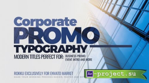 Videohive - Corporate Promo Typography - 36126672 - Project for After Effects