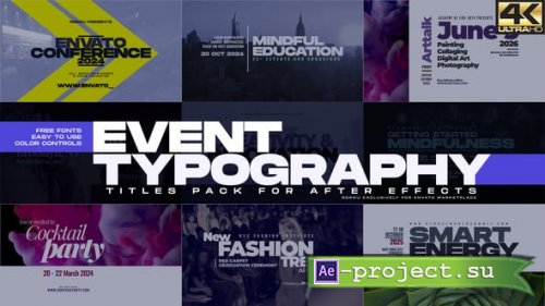 Videohive - Event Typography - 25270825 - Project for After Effects