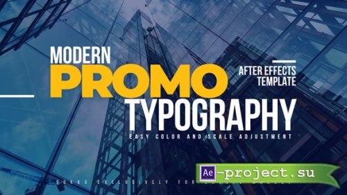 Videohive - Modern Promo Typography - 24704664 - Project for After Effects