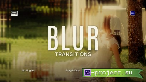 Videohive - Blur Transitions - 58526789 - Project for After Effects