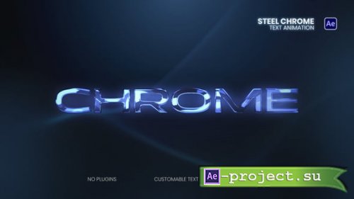 Videohive - Steel Chrome Text Animation - 58526693 - Project for After Effects