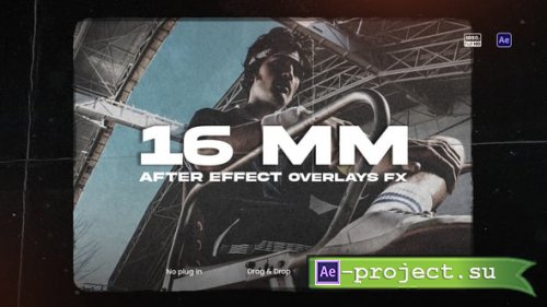 Videohive - 16mm Film Overlay Effect - 58526634 - Project for After Effects