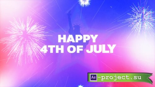 Videohive - 4th Of July Logo - 58523177 - Project for After Effects