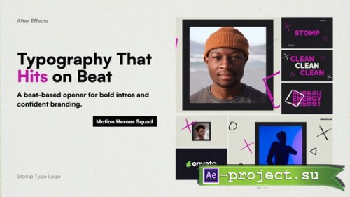 Videohive - Stomp Typo Logo - 58525929 - Project for After Effects