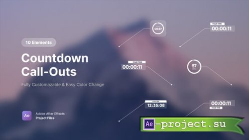Videohive - Countdown Callouts - 58445220 - Project for After Effects