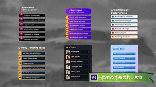 Videohive - List Elements - 58594631 - Project for After Effects