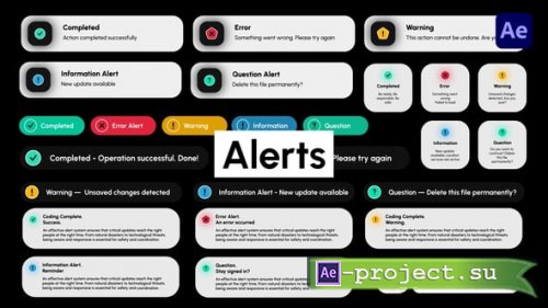 Videohive - Alerts - 58544299 - Project for After Effects