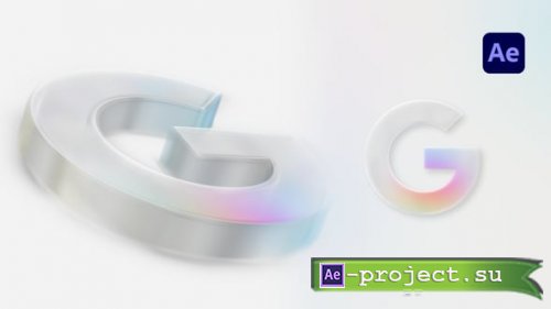 Videohive - Gradient Glass Logo Reveal - 58577208 - Project for After Effects