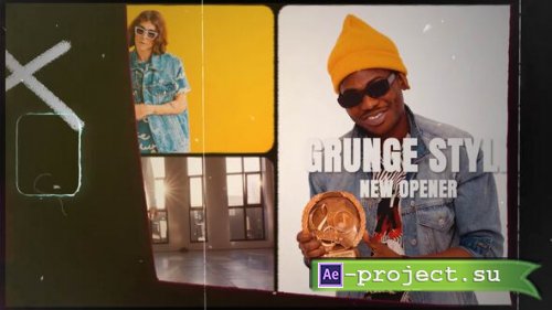 Videohive - Grunge Split Opener - 58576839 - Project for After Effects