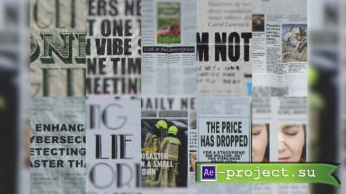 Videohive - Vertical Newspaper Stories - 58543172 - Project for After Effects