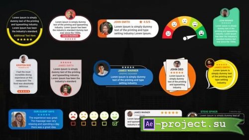 Videohive - Testimonial Titles Pack - 58562377 - Project for After Effects