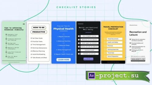 Videohive - Checklist Stories - 58593282 - Project for After Effects