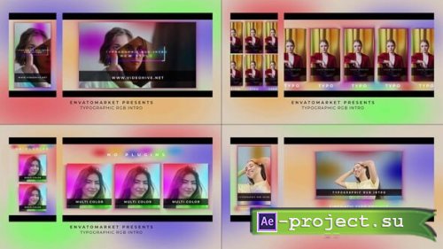 Videohive - Typographic RGB Intro - 58599389 - Project for After Effects